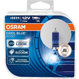 OSRAM H11 12V 75W PGJ19-2 COOL BLUE BOOST 5500K 2St (NO ECE)