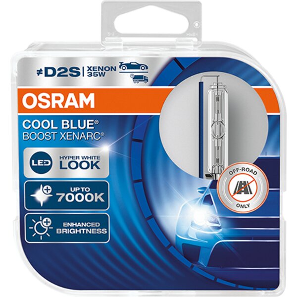 OSRAM D2S 12V+24V 35W P32d-2 COOL BLUE BOOST 7000K 2St (NO ECE)