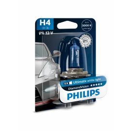 H4 12V 60/55W P43t DiamondVision 1st. Blister Philips