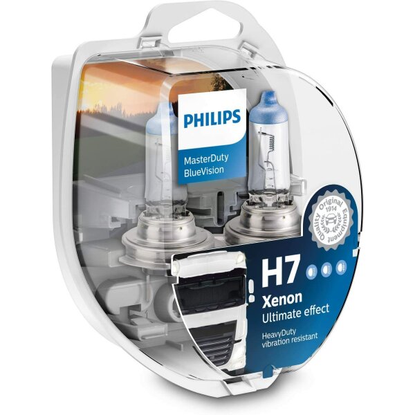 PHILIPS 13972MDBVS2 - H7 24V 70W PX26d MasterDuty BlueVision 2 Stk.