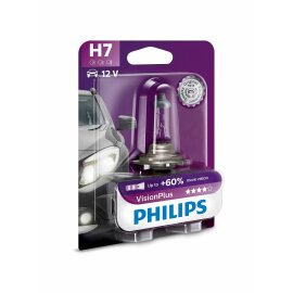 PHILIPS 12972VPB1 - H7 12V 55W PX26d Vision Plus +60% 1 Stk. Blister