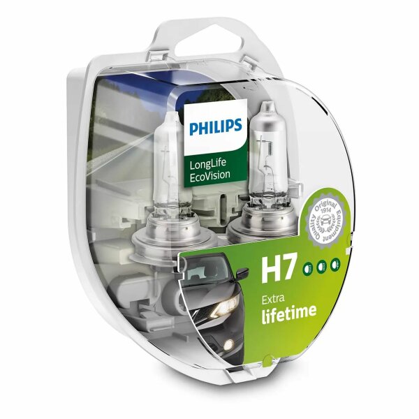 PHILIPS 12972LLECOS2 - H7 12V 55W PX26d LongLife EcoVision 2 Stk.