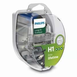 PHILIPS 12258LLECOS2 - H1 12V 55W P14.5s LongLife...