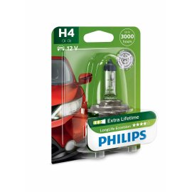 PHILIPS 12342LLECOB1 - H4 12V 60/55W P43t LongLife EcoVision 1 Stk. Blister