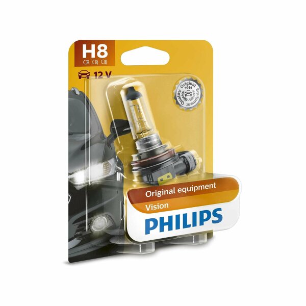 PHILIPS 12360B1 - H8 12V 35W PGJ19-1 Vision 1 Stk. Blister