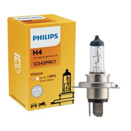 PHILIPS 12342PRC1 - H4 12V 60/55W P43t-38 Vision +30% 1 Stk.