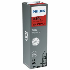 PHILIPS 12455RAC1 - H3 Rally 12V 100W PK22s 1 Stk. (no ECE)