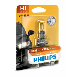 PHILIPS 12258PRB1 - H1 12V 55W  P14.5s Vision +30% 1 Stk....