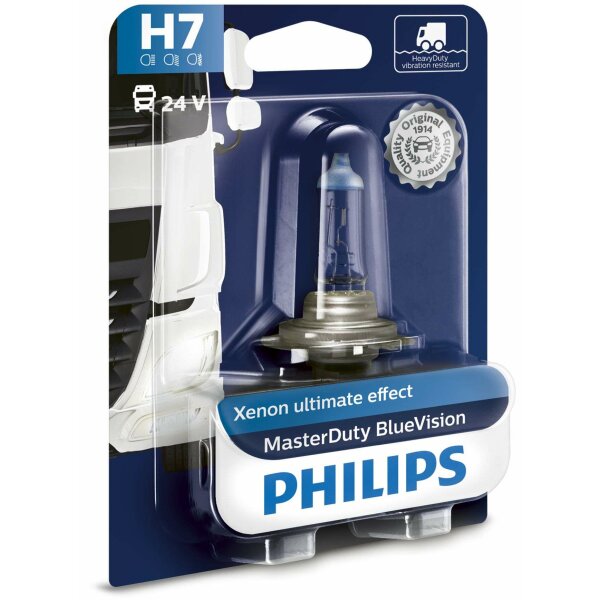 PHILIPS 13972MDBVB1 - H7 24V 70W PX26d Halogen MasterDuty BlueVision 1St