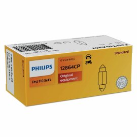 PHILIPS 12864CP - C5W Festoon T10.5x43 12V 5W SV8.5...