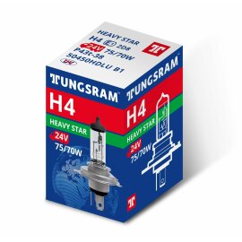 Tungsram 93105107 - H4 24V 75/70W P43t-38 Heavy Star 1 Stk.