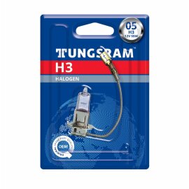 Tungsram 93105766 - H3 12V 55W PK22s Standard 1Stk. Blister