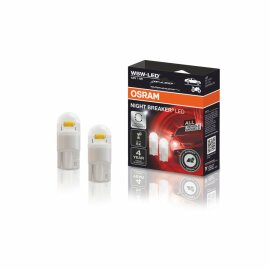 OSRAM 2825DWNB-2HFB - LED W5W 12V 1W W2.1x9.5dN2 mit Straßenzulassung 6000K Blister 2Stk.