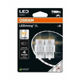 OSRAM 7505DYP-2BL - W21W LEDriving SL Amber 12V Blister 2...