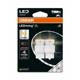 OSRAM 7504DYP-2BL - WY21W LEDriving SL Amber 12V Blister...