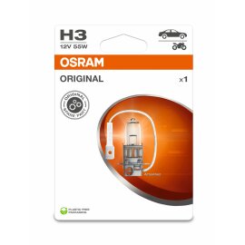 OSRAM 64151-1BL - H3 12V 55W PK22s 1Stk. Blister