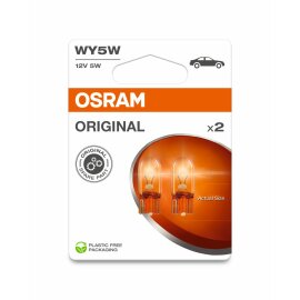 OSRAM 2827NA-2BL - WY5W 12V 5W W2.1x9.5d 2Stk. Blister