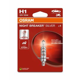 OSRAM 64150NBS-1BL - H1 12V 55W P14.5s NIGHT BREAKER®...