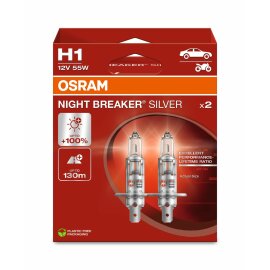 OSRAM 64150NBS-2HB - H1 12V 55W P14.5s NIGHT BREAKER®...