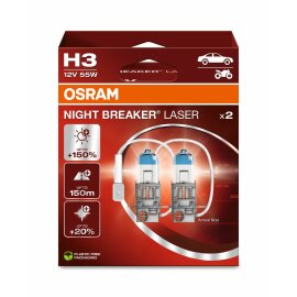 OSRAM 64151NL-2HB - H3 12V 55W PK22s NIGHT BREAKER®...