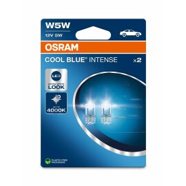 OSRAM 2825CBN-2BL - W5W 12V W2.1x9.5d 5W Cool Blue...