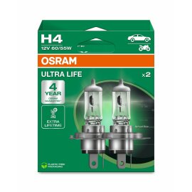 OSRAM 64193ULT-2HB - H4 12V 60/55W P43t ULTRA LIFE 4...